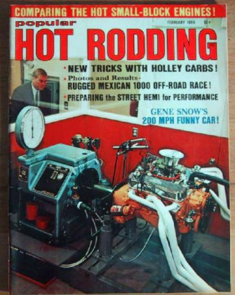 POPULAR HOT RODDING 1969 FEB - ZL1, SMALL BLOCK DUEL, St HEMI*